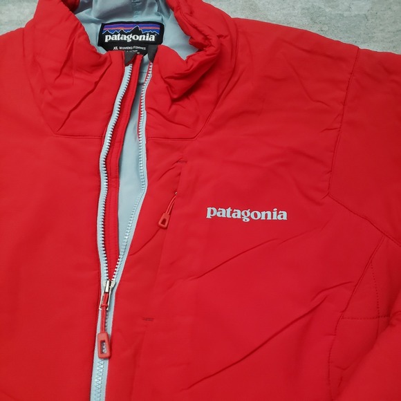 Patagonia Jacket Womens XL Red Nano Air Full Zip - Picture 3 of 13